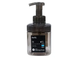 1DP Wide Mouthed Foam Bottle 400ml Square Amber