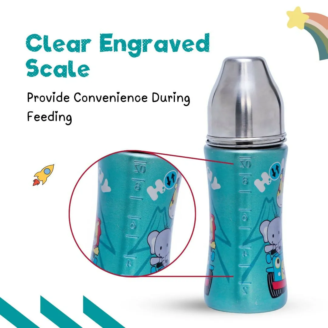 ADORE Beta Printed Stainless Steel Spout Sipper- 250ml