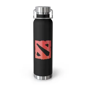 Dota 2 Theme Copper Vacuum Insulated Bottle, 22oz Gaming Dota Video Games Gamer Gift Gaming Merchandise For Gamers Funny Cool