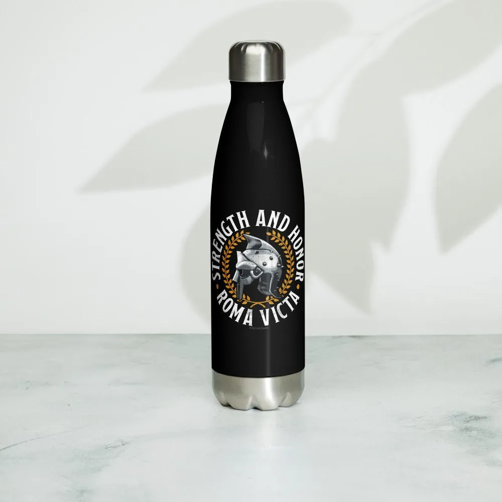 Gladiator Strength And Honor Stainless Steel Water Bottle