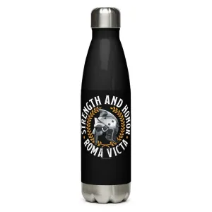 Gladiator Strength And Honor Stainless Steel Water Bottle