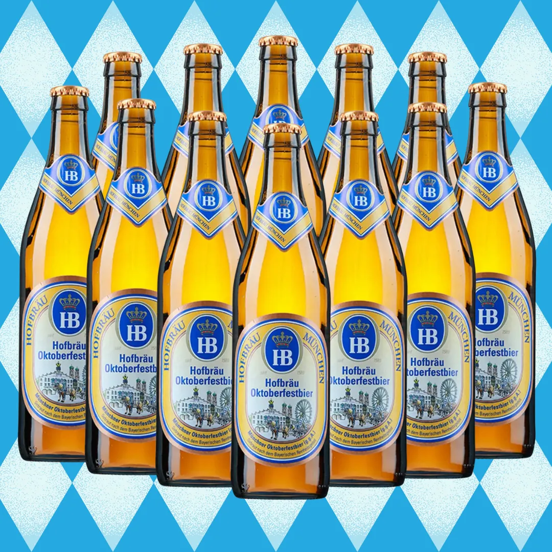 Hofbräu Oktoberfest Beer 500ml Bottles - 6.3% ABV (12 Pack)