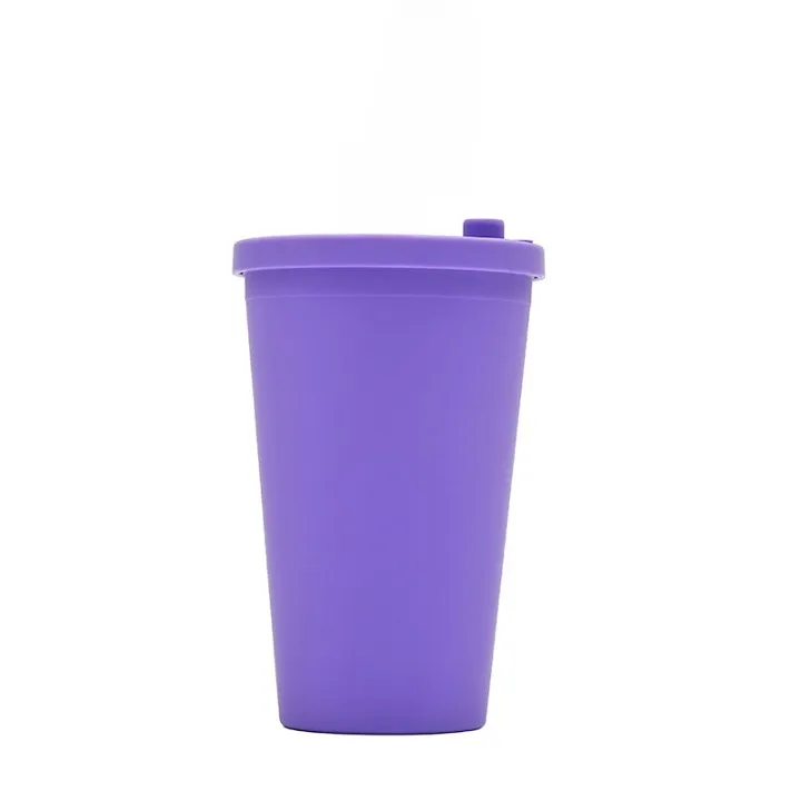 Reusable 650 ml Double Layer Insulated Boba Cup with Straw